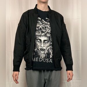 Men's Black Bomber Jacket